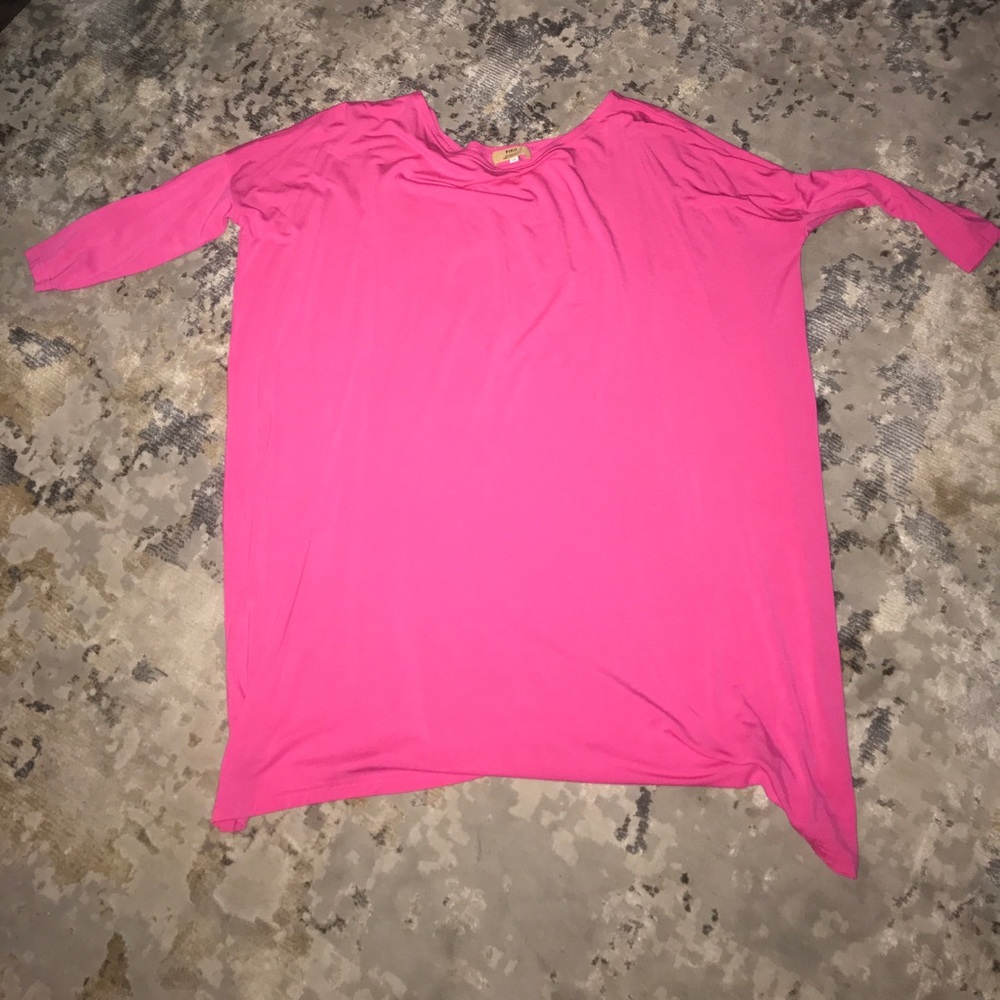 Small pink piko dress
